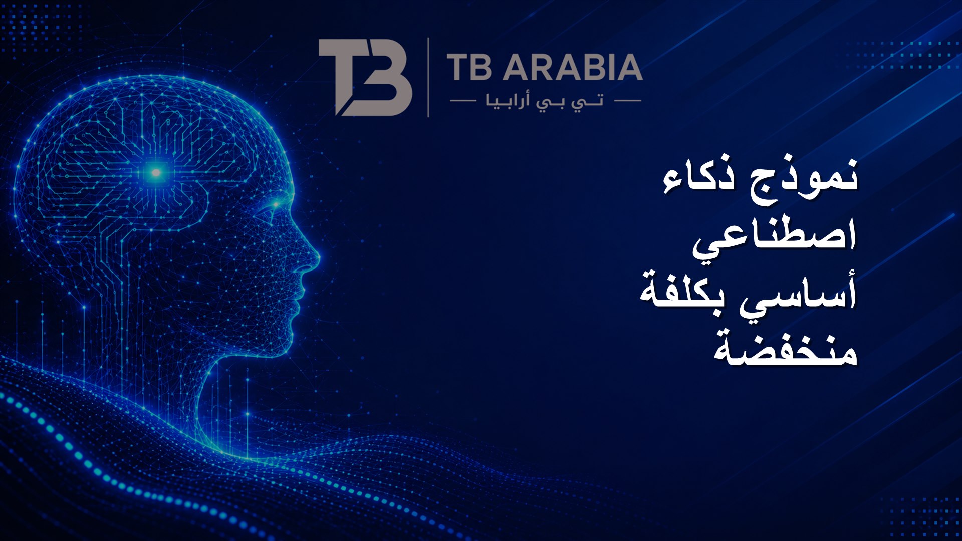 نموذج ذكاء اصطناعي أساسي بكلفة منخفضة