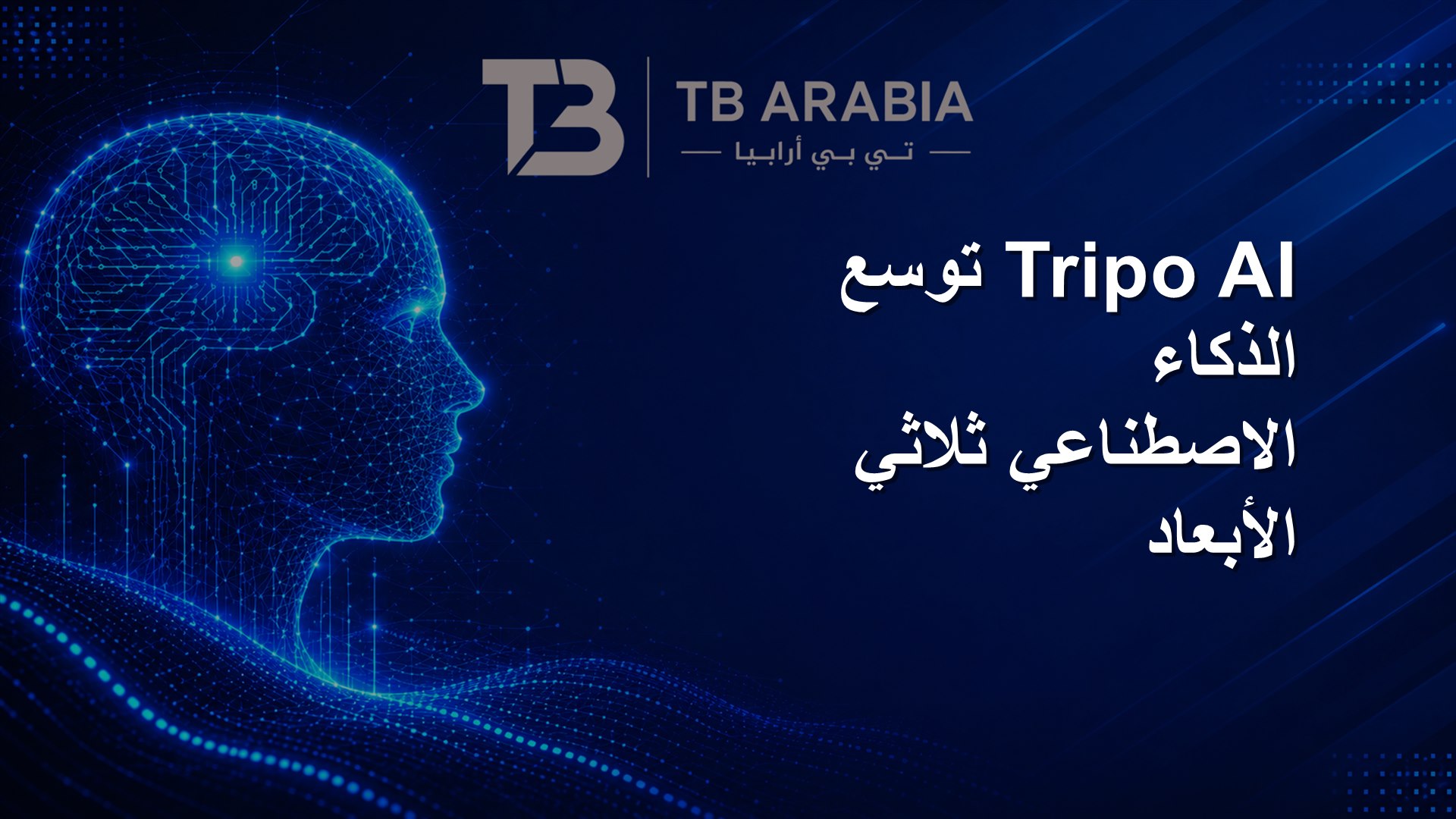 Tripo AI توسع الذكاء الاصطناعي ثلاثي الأبعاد